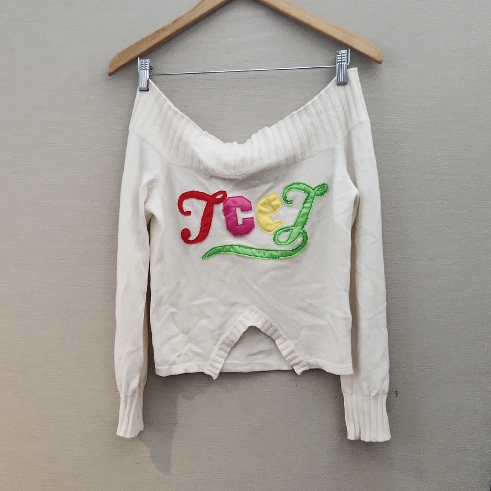 ICE-J Iceberg Off The Shoulder Sweater Size Small